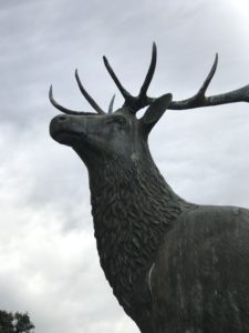 Elk statue