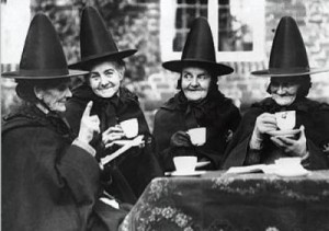 Witches Drinking Tea