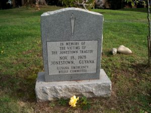 Jonestown Tomb Flower