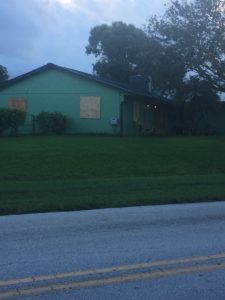 Irma boarded house